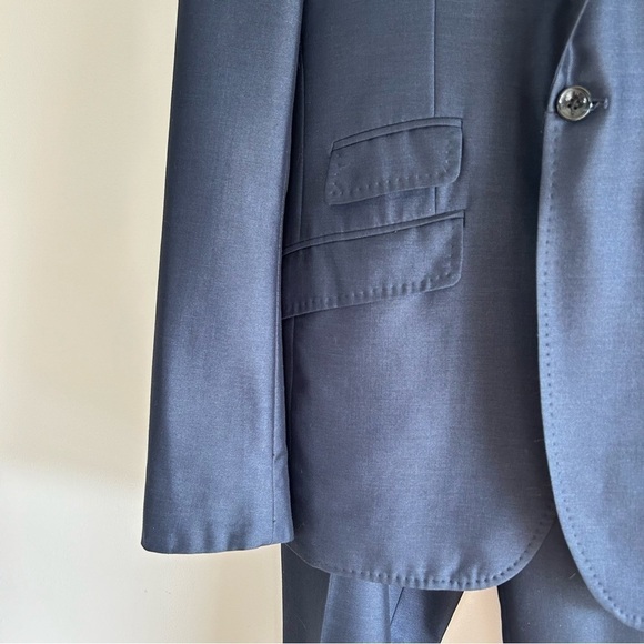 Vintage Kenzo Navy Two Piece Suit sz 34 - Picture 6 of 16